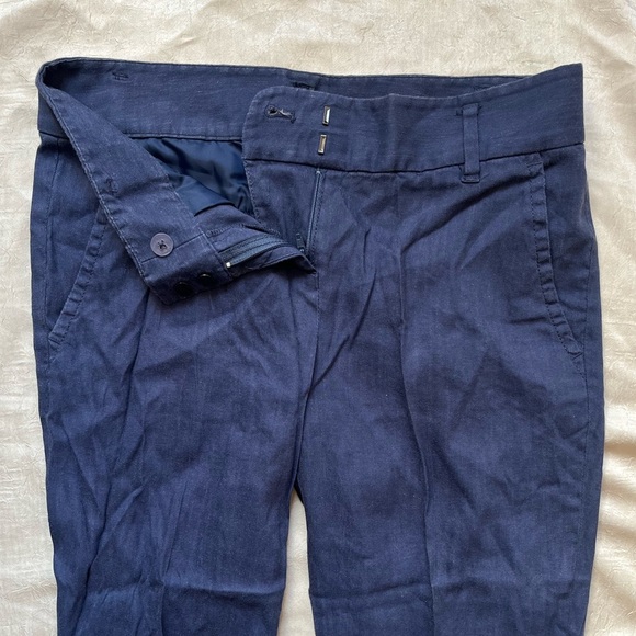 Ann Taylor Deep Blue Trousers - Picture 3 of 8